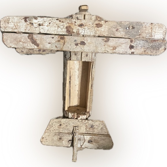 Vintage artibetter plane made of tree limbs - Picture 2 of 10